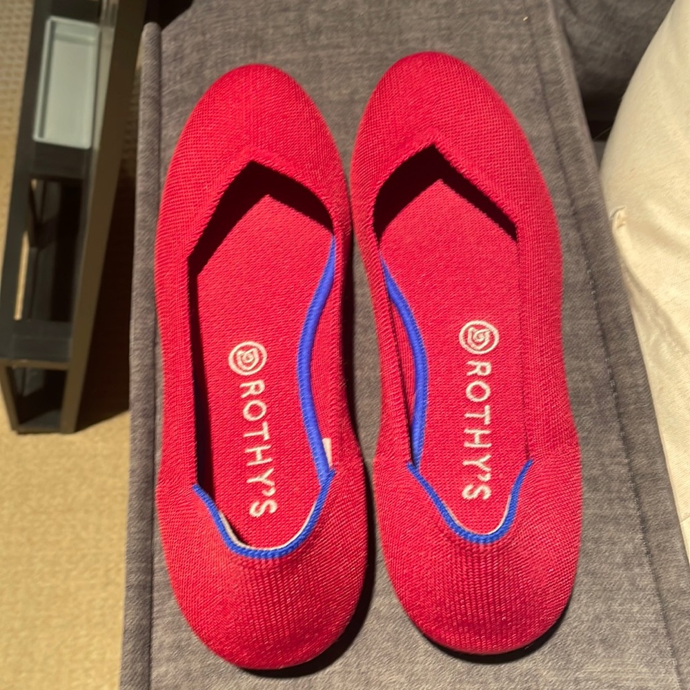 Rothy’s Red Flats